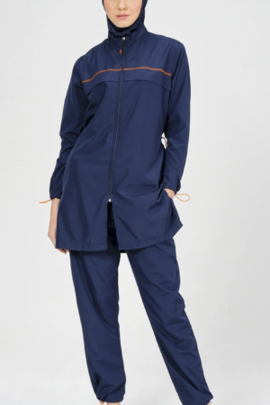 Navy Modest Swimwear Set